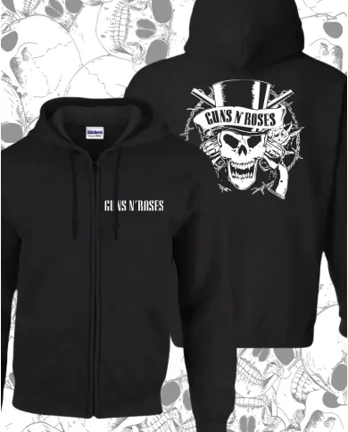 Buzo Hoodie Estampado Guns And Roses 04 🤟 Calidad Premium