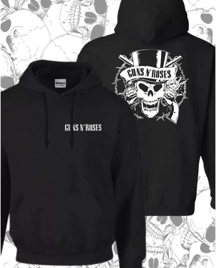 Hoodie Estampado Guns And Roses 04