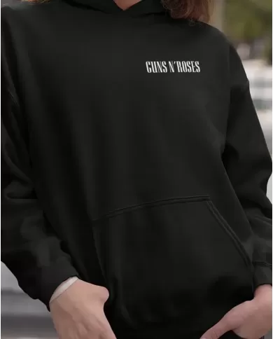 Buzo Hoodie Estampado Guns And Roses 04 🤟 Calidad Premium