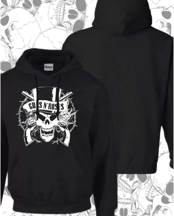 Hoodie Estampado Guns And Roses 03