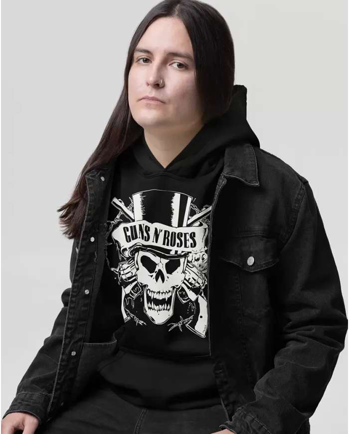 Hoodie Estampado Guns And Roses 03