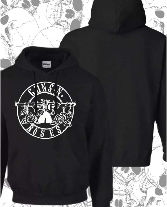 Hoodie Estampado Guns And Roses