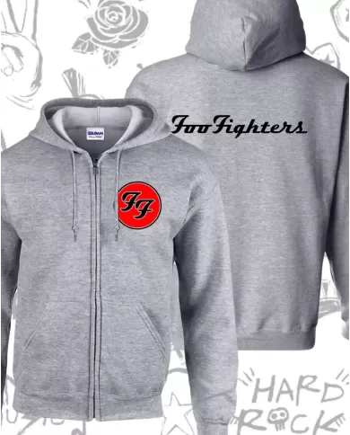 Buzo Hoodie Estampado Foo Fighters 03 🤟 Calidad Premium
