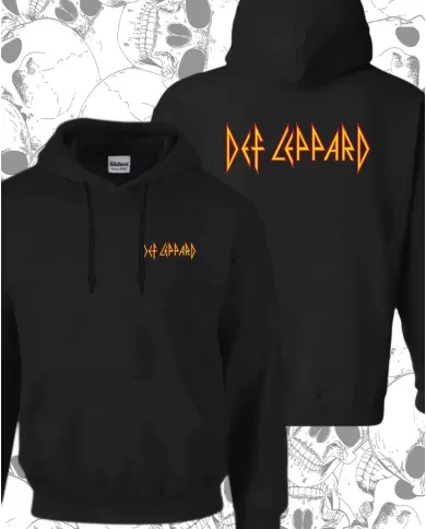Buzo Hoodie Estampado Def Leppard 02 🤟 Calidad Premium