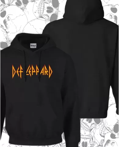 Buzo Hoodie Estampado Def Leppard 🤟 Calidad Premium