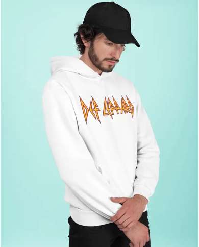 Hoodie Estampado Def Leppard
