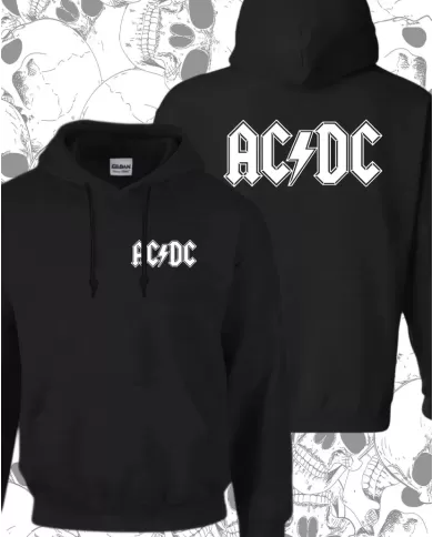 Buzo Hoodie Estampado ACDC 02 🤟 Calidad Premium