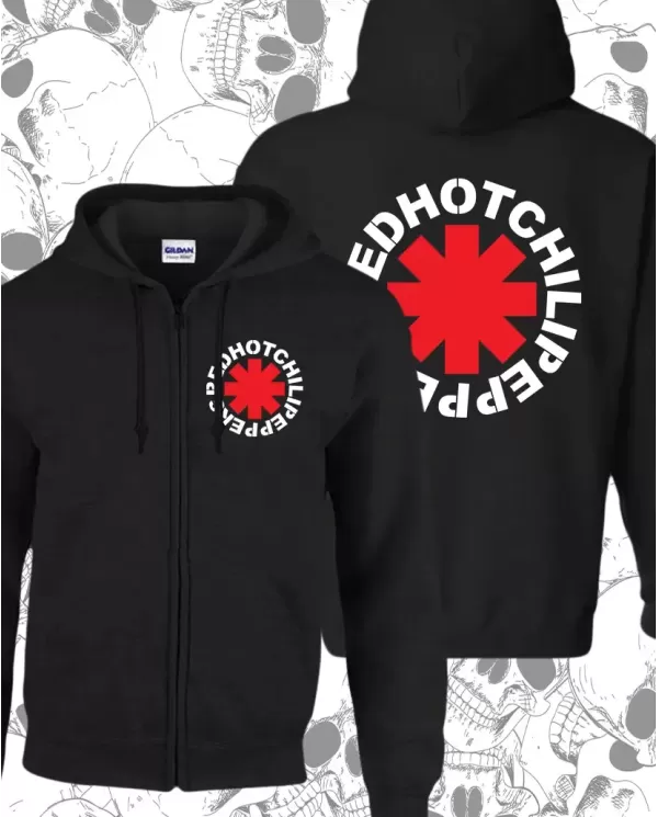 Buzo Hoodie Estampado Red Hot Chili Peppers 🤟 Calidad Premium