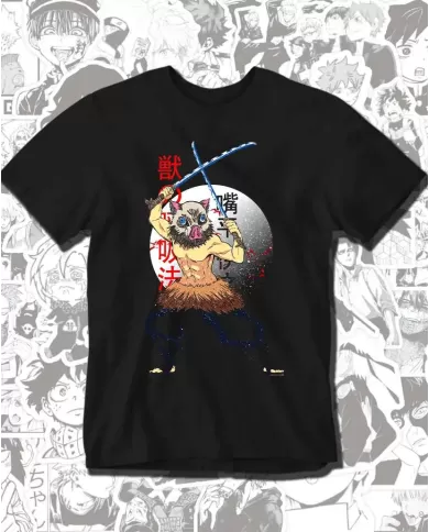 Camiseta Estampada Demon Slayer kimetsu no yaiba Moon 🍜 Calidad Premium