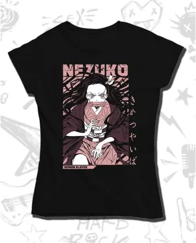 Camiseta Estampada Demon Slayer kimetsu no yaiba Nezuko 11 🍜 Calidad Premium