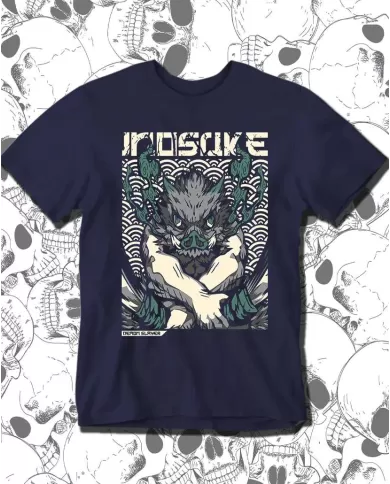 Camiseta Estampada Demon Slayer kimetsu no yaiba Inosuke 04 🍜 Calidad Premium