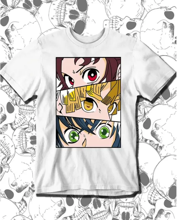 Camiseta Estampada Demon Slayer kimetsu no yaiba 06 🍜 Calidad Premium