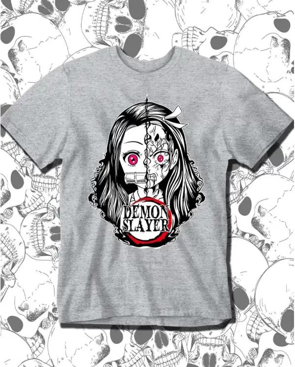 Camiseta Estampada Demon Slayer kimetsu no yaiba Nezuko 09 🍜 Calidad Premium