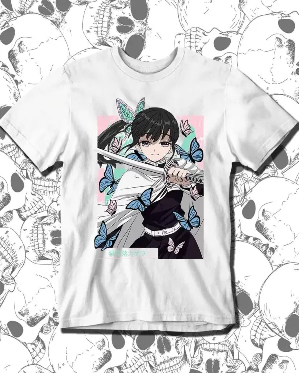 Camiseta Estampada Demon Slayer kimetsu no yaiba Kanao Tsuyuri 🍜 Calidad Premium