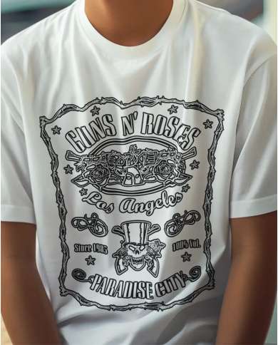 Camiseta Estampada Guns And Roses Paradise City 🤟 Calidad Premium