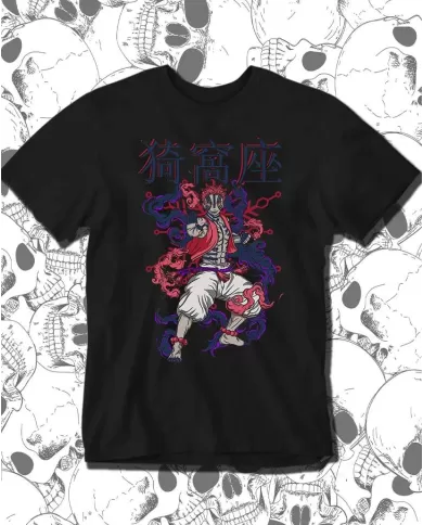 Camiseta Estampada Demon Slayer kimetsu no yaiba Akaza 02 🍜 Calidad Premium