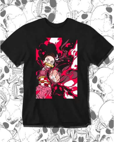 Camiseta Estampada Demon Slayer kimetsu no yaiba Nezuko 05 🍜 Calidad Premium