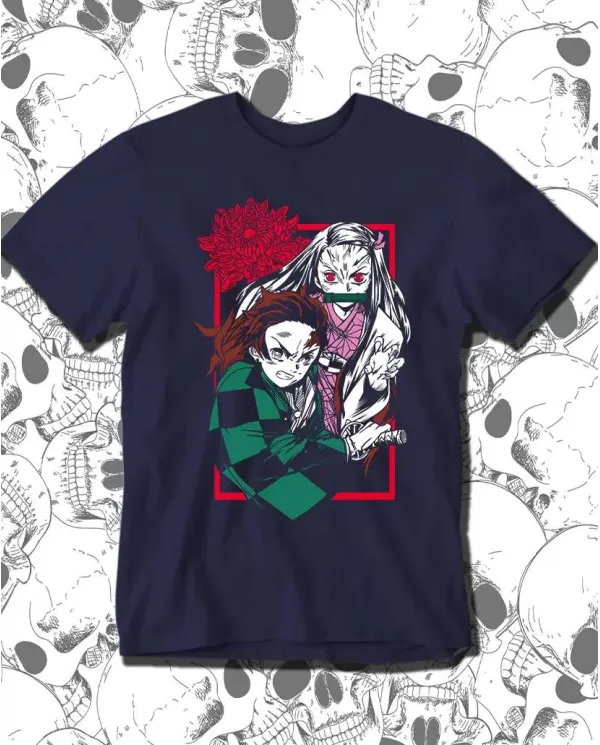 Camiseta Estampada Demon Slayer kimetsu no yaiba 05 🍜 Calidad Premium