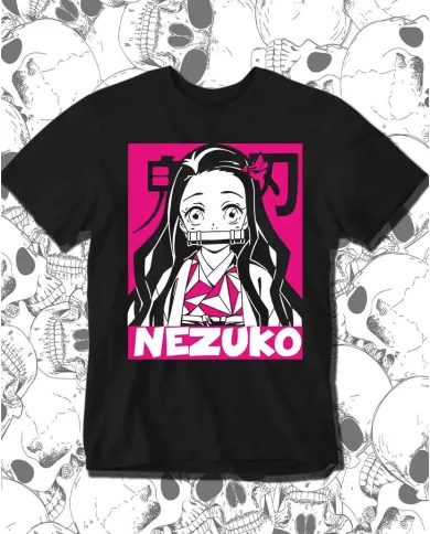 Camiseta Estampada Demon Slayer kimetsu no yaiba Nezuko 04 🍜 Calidad Premium