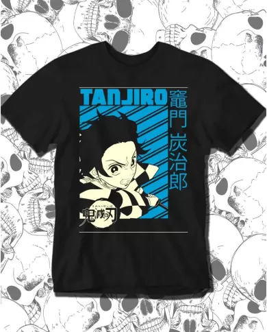 Camiseta Estampada Demon Slayer kimetsu no yaiba Tanjiro 06 🍜 Calidad Premium