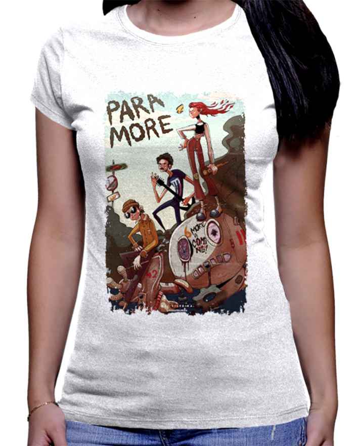 Camiseta Dama DTF Paramore...