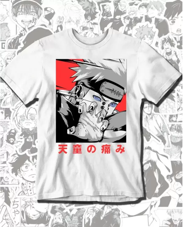 Camiseta Estampada Naruto Pain 03 💥 Calidad Premium