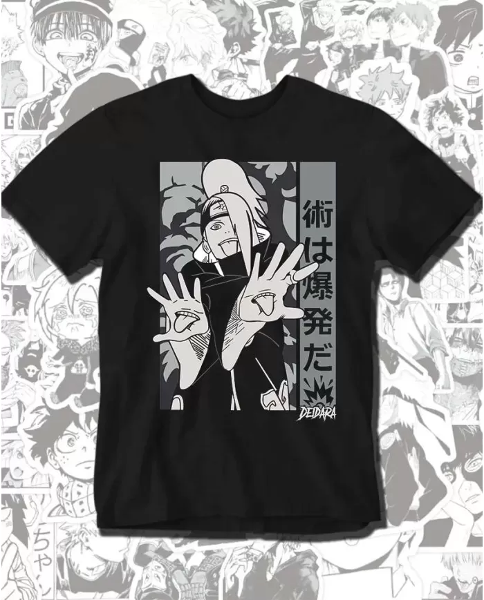 Camiseta Estampada Naruto Akatsuki 05 💥 Calidad Premium