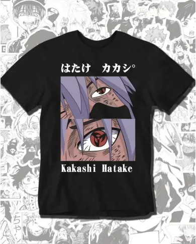 Camiseta Estampada Naruto Kakashi 03 💥 Calidad Premium