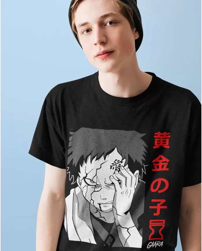 Camiseta Estampada Naruto Gaara 03 💥 Calidad Premium