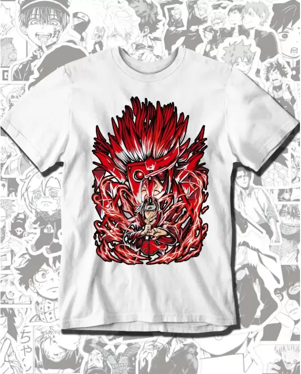 Camiseta Estampada Naruto Itachi Uchiha 💥 Calidad Premium