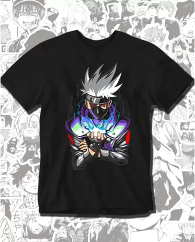 Camiseta Estampada Naruto Kakashi 02 💥 Calidad Premium