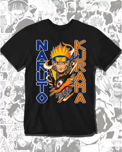 Camiseta Estampada Naruto Kurama 💥 Calidad Premium