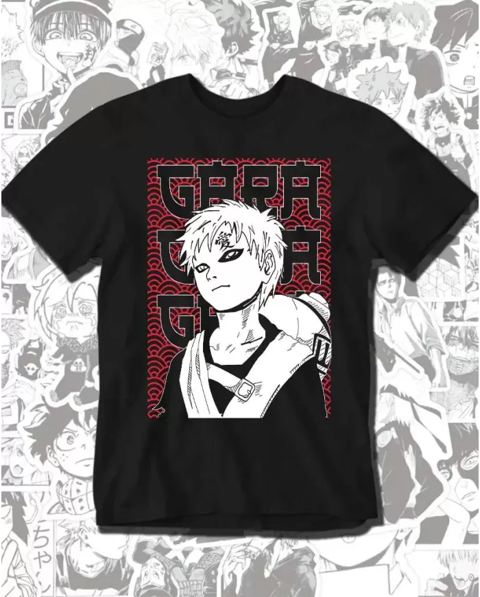 Camiseta Estampada Naruto Gaara 💥 Calidad Premium
