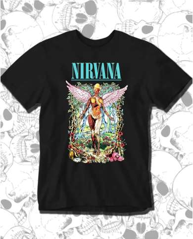 Camiseta Estampada Nirvana Color In Utero 🤟 Calidad Premium