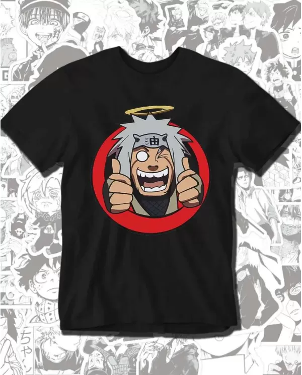 Camiseta Estampada Naruto Jiraya 04 💥 Calidad Premium