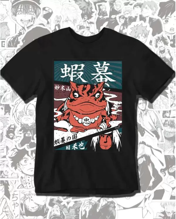 Camiseta Estampada Naruto Jiraya 03 💥 Calidad Premium