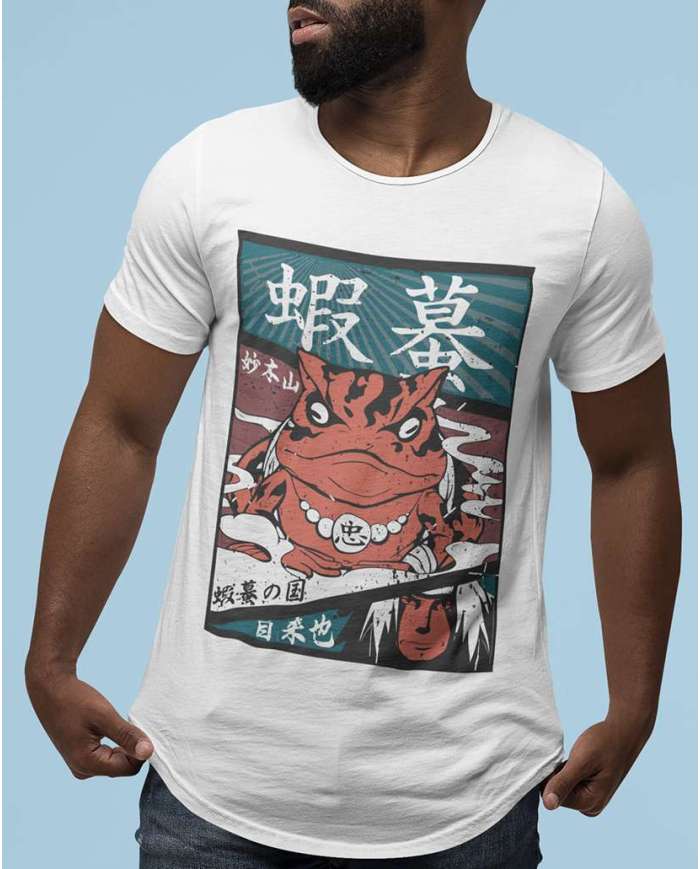 Camiseta Estampada Naruto Jiraya 03 💥 Calidad Premium