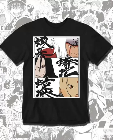 Camiseta Estampada Naruto Sanin 💥 Calidad Premium