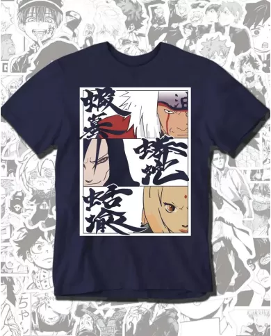 Camiseta Estampada Naruto Sanin 💥 Calidad Premium