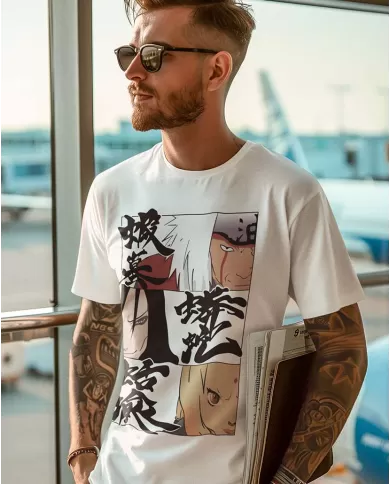 Camiseta Estampada Naruto Sanin 💥 Calidad Premium