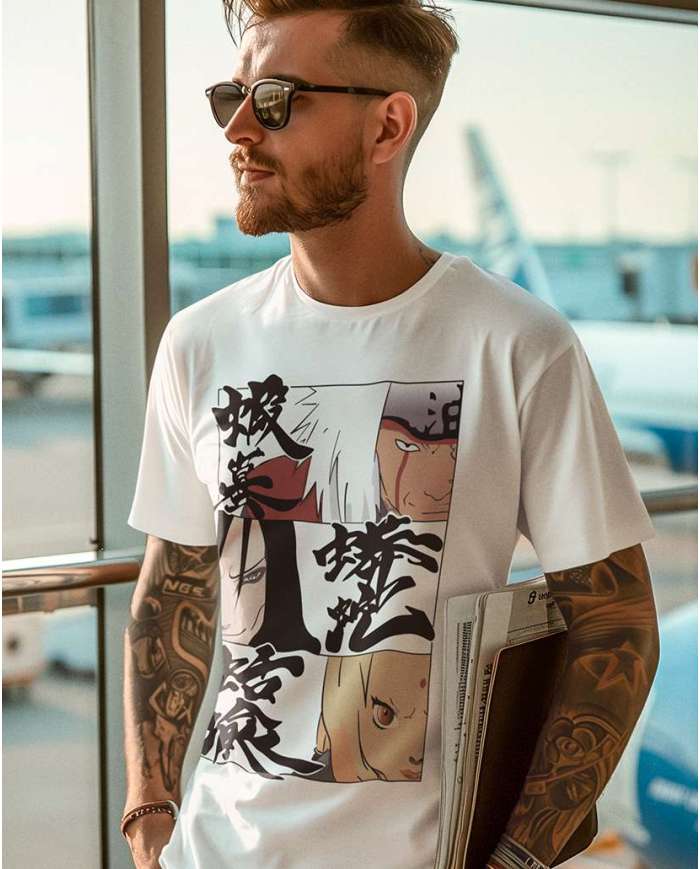 Camiseta Estampada Naruto Sanin 💥 Calidad Premium