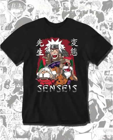 Camiseta Estampada Naruto Jiraya senseis 💥 Calidad Premium