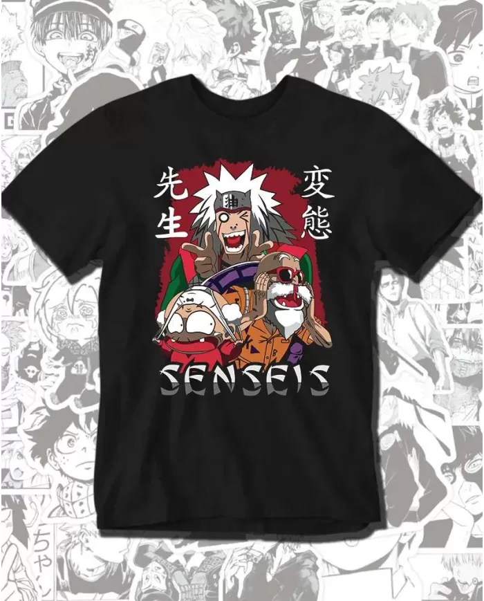 Camiseta Estampada Naruto Jiraya senseis 💥 Calidad Premium