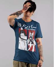Camiseta Estampada Naruto Akatsukis Member 💥 Calidad Premium