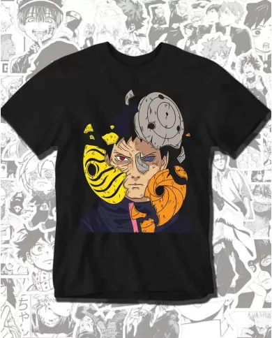 Camiseta Estampada Naruto Obito 💥 Calidad Premium