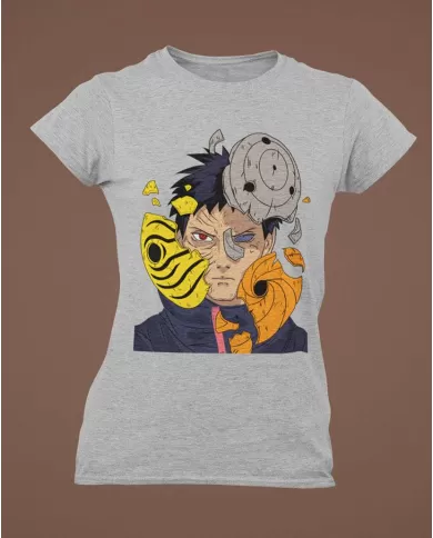Camiseta Estampada Naruto Obito 💥 Calidad Premium