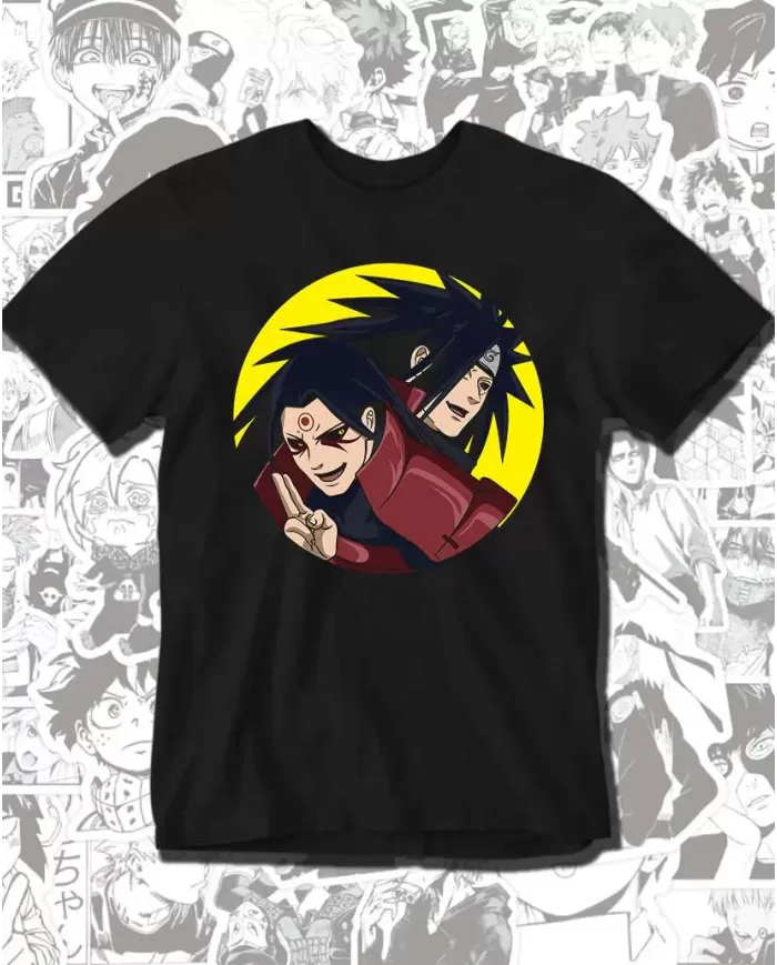 Camiseta Estampada Naruto Madara Vs Primero 💥 Calidad Premium
