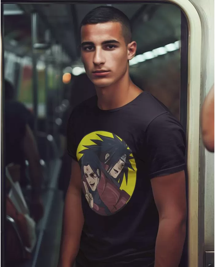 Camiseta Estampada Naruto Madara Vs Primero 💥 Calidad Premium