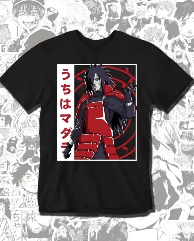 Camiseta Estampada Naruto Madara Uchija 💥 Calidad Premium