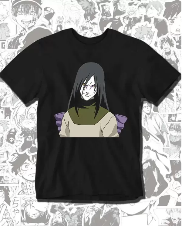 Camiseta Estampada Naruto Orochimaru 💥 Calidad Premium